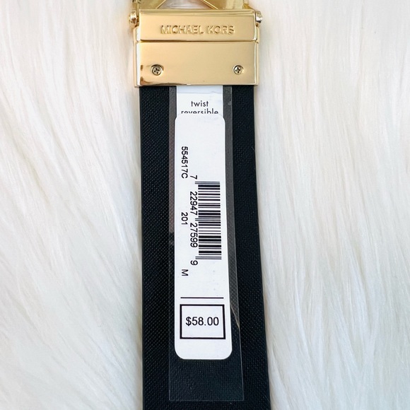 Michael Kors Women’s Twist Reversible Belt Medium - Picture 7 of 10